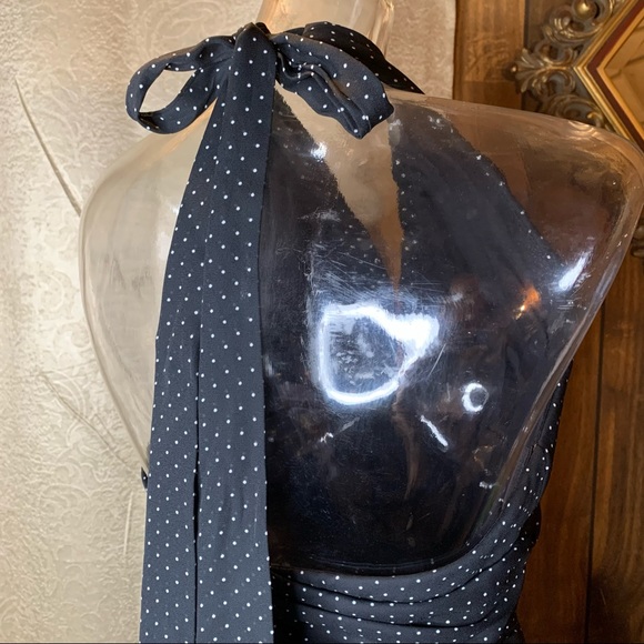 Classic Polka Dot Marilyn Halter top - Picture 9 of 10